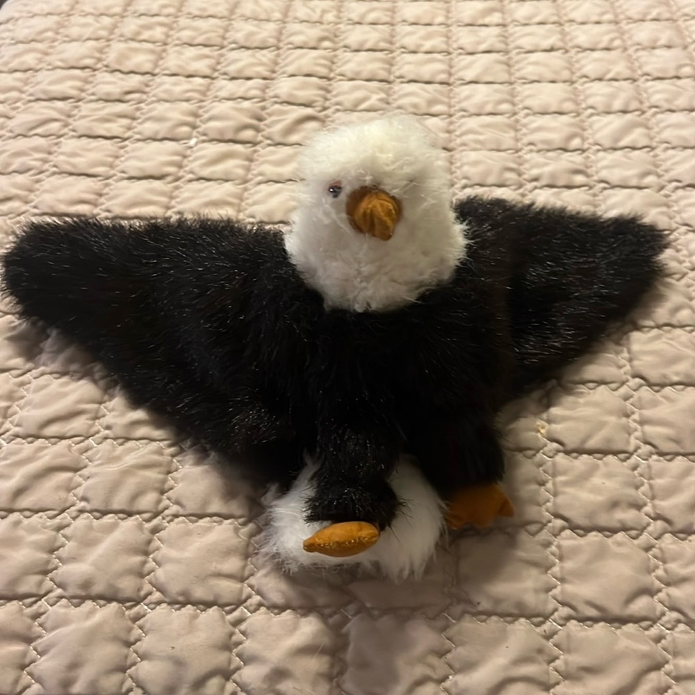 Bald Eagle Plush Hand Puppet 17" Wingspan